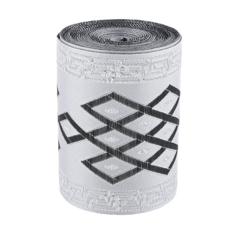 5 Meters Ethnic Style Jacquard Ribbon for DIY Curtain Costume Decor 8cm