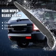 thumbnail image 2 of Unique Bargains 390mm 15' Car Rear Windshield Wiper Blade Arm Set for 05-08 Volvo V70 Black, 2 of 7