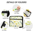 thumbnail image 3 of Expandable Folder with Colored Tabs, Desktop Folding Folder for Organizing Files by Category, with 13 Pockets, Suitable for Office Use Flowers and Plants, 3 of 7