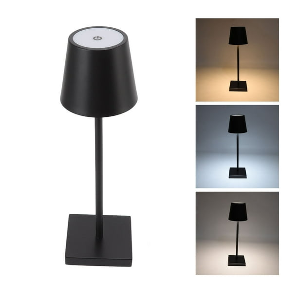 Lámpara de Escrito de Carga USB Control Táctil Superior Lámpara de Mesa de Carga Simple Moderna Lámpara de Mesa Inalmbrica Regulable de Alto Brillo Para Dormitorio,