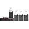 Wireless Personal Monitor Band with 16 Selectable Channels, Black