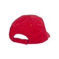 thumbnail image 4 of Low Profile Dyed Cotton Twill Cap - Red, 4 of 4