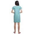 thumbnail image 5 of Moomaya Womens Button Placket Nursing Nightwear Printed Nightdress For Ladies, 5 of 6