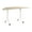 Natural Elm, variant on Synergy 72-inch Rectangle Modular Conference Table in White - Engineered Wood