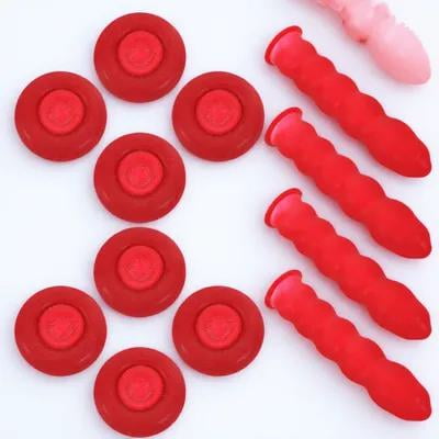Minkissy Reusable 40Pack Red Latex Caulk Sealer Saver for Caulk Tubes