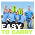 thumbnail image 3 of BOHEN 6x4FT Portable Soccer Goal for Kids Backyard with Carry Bag - Easy Folding Lightweight Fun for Outdoor Indoor Training Games for Teen Youth Adult (Light Green, 6x4FT, 1 Pack), 3 of 8