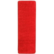 Runner Rugs Rubber Backing Berrnour Home Loft Collection Solid Soft Pile Runner Rug With Nonslip Rubber Backing