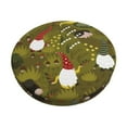 thumbnail image 1 of Disketp Gnomes Playing in the Garden Funda Redonda para Taburete, Funda de Cojín para Silla de Bar Suave y Elástica-13 inch, 1 of 7