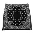 thumbnail image 6 of Black Paisley Bandana Pattern Women's Shorts Non-Slip Single Pocket A-line Trouser Skirt Summer Shorts Casual Shorts for Women, 6 of 7