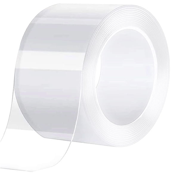 Cinta adhesiva Zcintert PMMA transparente de 5 cm x 10 m, impermeable, autoadhesiva