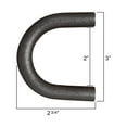 thumbnail image 3 of 6 Pack 1/2" Thick Weld-on Steel D-Ring Rope Hook Chain Tie Down D Ring for Trucks Trailers, 3 of 3
