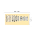 thumbnail image 2 of ETHZZLE 2Pcs Electric Fingerboard Decorations Multi Guitar Fretboard Stickers Skill Enhancement Practice Sessions, 2 of 6