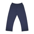 thumbnail image 1 of Pantalón tipo yoga Fruit Of The Loom Para mujer, de felpa, azul marino, talla EG, 1 of 4