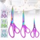 thumbnail image 2 of Tijeras Profesionales Matsuzay de Acero Inoxidable Coloridas 3 uds, 2 of 6