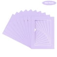 thumbnail image 2 of Light Purple Acid Free 13x19 Picture Frame Mats with White Core Bevel Cut for 11x14 Pictures - Fits, 2 of 4