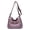 Purple, variant on Large Capacity Crossbody Bags for Women Multi Pockets Shoulder Bags Soft Vintage Vegan Leather Tote Purses
