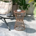 thumbnail image 6 of Flash Furniture Devon Outdoor Rattan Table, Black, 6 of 10