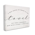thumbnail image 3 of Stupell Industries Humorous Laundry Script Text Sign Grainy Pattern Graphic Art Gallery Wrapped Canvas Print Wall Art, Design by Daphne Polselli, 3 of 7
