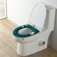 thumbnail image 5 of Latrodar Zipper Model Toilet Seat Household Embroidery Sitting Washer High Durability niversal Toilet Seat Green Home Stuff, 5 of 5
