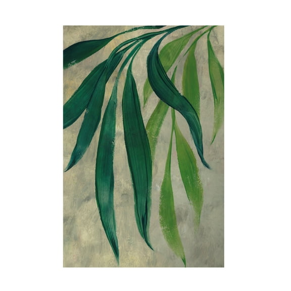 Trademark Fine Art Rosana Laiz Blursbyai Viau cascading leaves Canvas Wall Art
