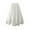 White, variant on yillto Women's Elastic Waist Layered A-Line Flowy Irregular Hem Long Skirts Asymmetrical Midi Beach Skirt