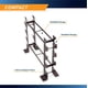 thumbnail image 3 of Compact Dumbbell Rack Free Weight Stand for Home Gym, 3 of 6