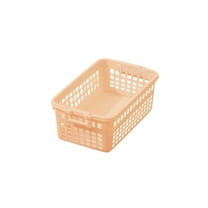 Hxlamzoo Plastic Storage Basket Organizer | Stackable, Durable Polypropylene for Home, Kitchen, Office (31x19x12cm)