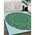 thumbnail image 2 of Ahgly Company Indoor Rectangle Patterned Deep-Sea Green Area Rugs, 5' x 8', 2 of 6