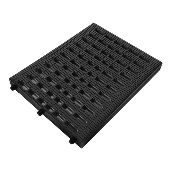 Masteelf  Drain Cover Sewer Plate Grid Rainwater Grate Weather-resistant Outdoor Black