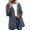 Gray, variant on Maplenight Rain Jacket Women Waterproof Mid Length Hooded Windbreaker Jacket Zip Up Long Sleeve Outerwear with Pocket