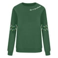 thumbnail image 4 of Ruimatai Women's Christmas Print Long Sleeve T-Shirt Casual Loose Fit Soft Polyester Top, 4 of 4