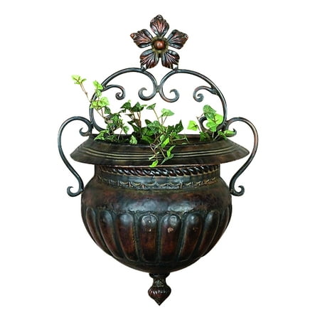 Metal Wall Planter For Es In Garden Or Porch Metal Wall Planter For Es In Garden Or Porch
