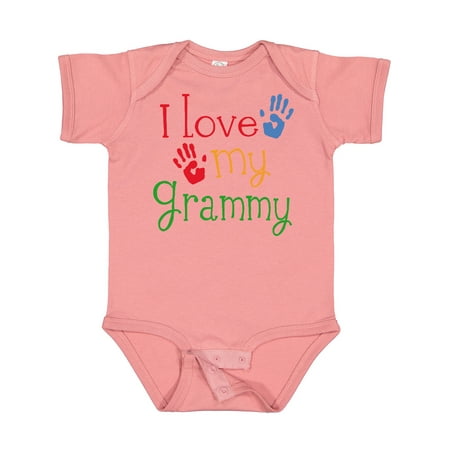 

Inktastic I Love My Grammy Gift Baby Boy or Baby Girl Bodysuit