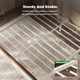 thumbnail image 5 of HOMRELEXA Farmhouse Bed Frame Queen Size with 51" Tall Headboard and Footboard, Platform Bed Frame, No Box Spring Needed, White, 5 of 9