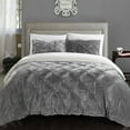 thumbnail image 2 of Aurelia Pinch Pleated Ruffled and Pintuck Sherpa Lined, 2 of 3