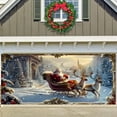 thumbnail image 1 of Banderín Navideño Para Puerta De Garaje. Gran Cubierta Colgante Para Puerta. Decoración Navideña Para Pared De Garaje. Decoración Exterior Para Fiestas., 1 of 2