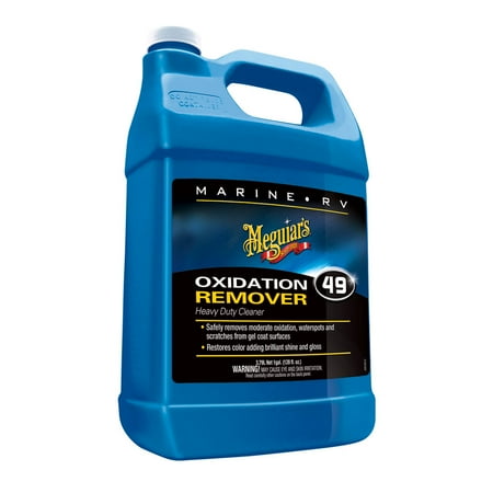 Heavy Duty Oxidation Remover - Meguiar's Marine/RV Heavy Duty Oxidation Remover – Marine Cleaner to Remove Oxidation – M4901, 1 gal