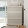 thumbnail image 2 of Spaco Drawer Shoe Cabinet, Freestanding Shoe Rack Storage Box with Flip Door, Modern Flip Bucket Shoe Cabinet, Suitable for Entrances, Corridors, Bedrooms, White, 2 of 12