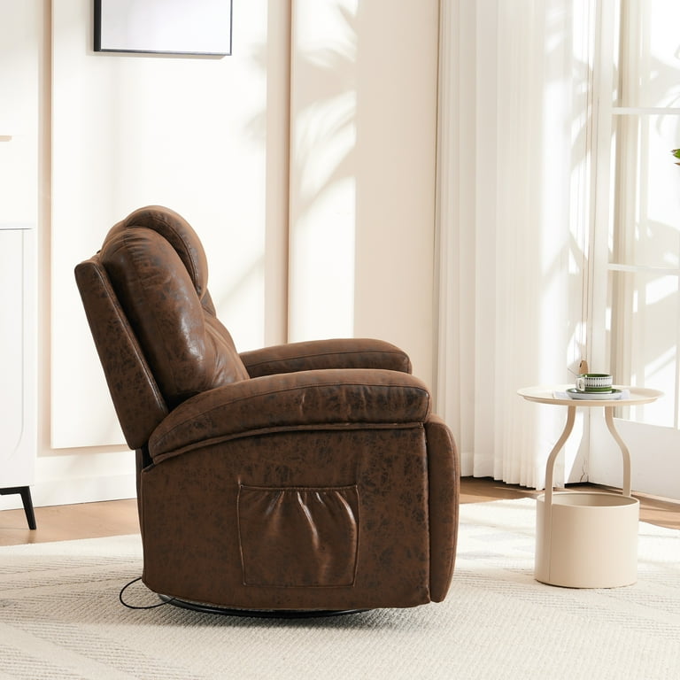 Aukfa Oversized Manual Recliner Chair for Living Room