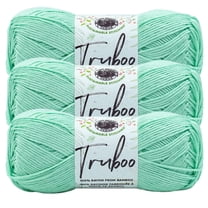 Lion Brand Yarn Truboo Mint Yarn 3 Pack