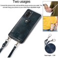 thumbnail image 5 of PU Leather Wallet Case for Samsung Galaxy S20 Plus Necklace Crossbody Lanyard Case Cover with Card Holder Adjustable Detachable Anti-Lost Neck Strap Case for Samsung Galaxy S20 Plus,6.7",Blue, 5 of 13