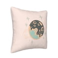 thumbnail image 2 of Square Throw Pillow Covers with Core, Pink Space Planet Pillows for Sofa Beds, 16"x16", 2 of 9
