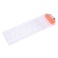 thumbnail image 2 of Qiilu Reload Clip Magazine Darts Replacement Magazine Transparent Toy Gun Soft Bullet Clip,bullet magazine, 2 of 6