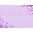 thumbnail image 1 of Ahgly Company Indoor Rectangle Patterned Violet Purple Area Rugs, 3' x 5', 1 of 6
