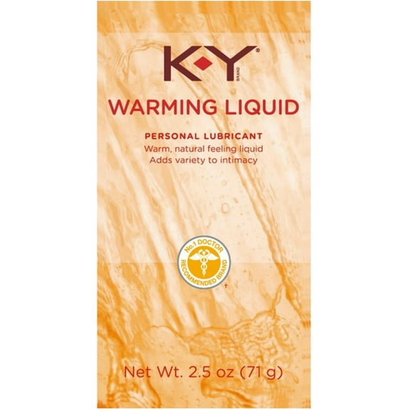 K-Y Warming Liquid Personal Lubricant, 2.5 Oz (Pack of 6)