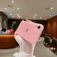thumbnail image 2 of Compatible with iPhone XR Case,Love Heart Pattern Design Soft TPU Shockproof Protective Case Bling Sparkly Glitter Cover for iPhone XR 6.1''-Pink, 2 of 9