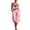 Pink, variant on Sexlip Womens Wide Leg Pants Summer adjustable waist bootcut cotton linen travel friendly lightweight for hot weather daily Yellow XXL
