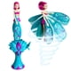 thumbnail image 1 of Sky Dancers Turquoise Twinkle – El juguete original de muñeca voladora – Funciona con cuerda, uso en interiores o exteriores, no requiere pilas, regalo para niños mayores de 6 años, 1 of 5
