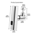 thumbnail image 5 of Kitchen Faucets with Pull Down Waterfall Kitchen Sink Faucet, 5 of 5