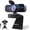 Updated 4K-GQ, variant on 1080P Webcam for Computer/Laptop/Desktop/PC, External Camera with Microphone, Plug&Play, Low Light Correction, Cover, Tripod, Wide Angle for Meeting/Online Video/Zoom